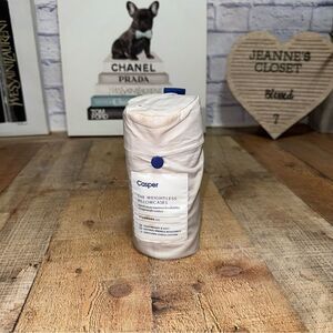 NIP CASPER 100% Long Staple COTTON PILLOWCASES 2 Standard Light Gray